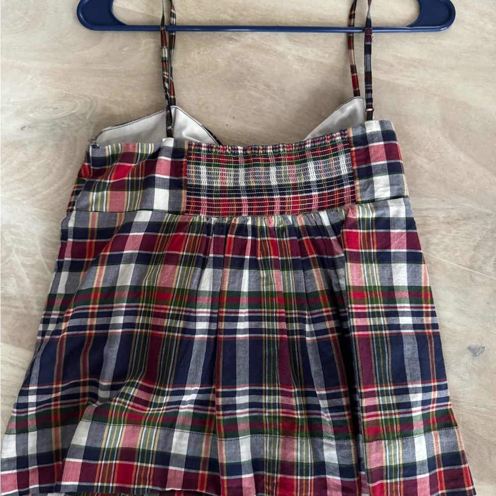 J. Crew plaid bow top size 6 - Picture 5 of 5